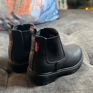 Levi's Kids Black Ankle Boots